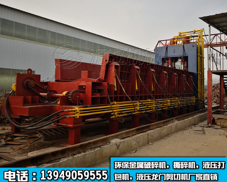 800噸液壓龍門剪切機(jī)生產(chǎn)現(xiàn)場(chǎng)